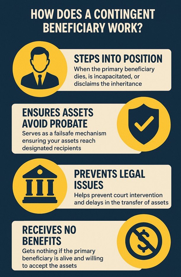 How does a Contingent beneficiary work